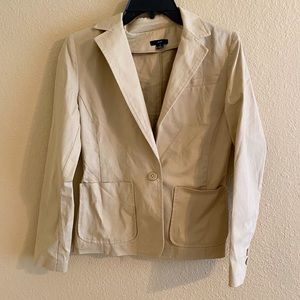 GAP Blazer Button Up Beige